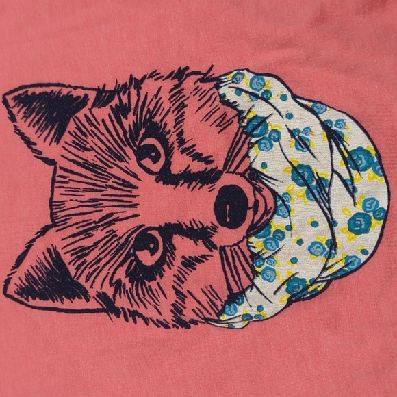 Tucker + Tate Pink Fox Long Sleeve T Girl's M (8/10) - Picture 4 of 9
